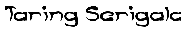 Taring Serigala font preview